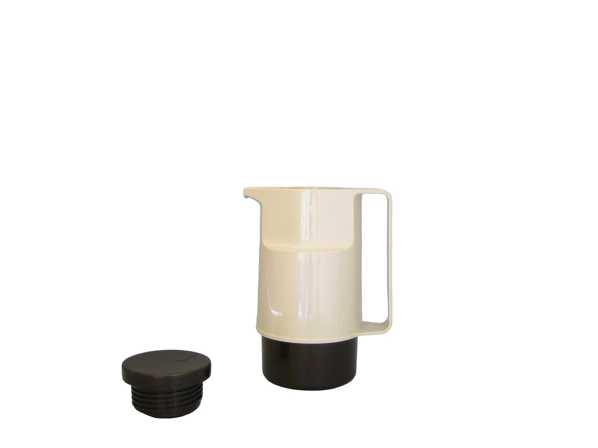 203-1030 - Vacuum carafe ABS beige/brown 0.30 L - Isobel