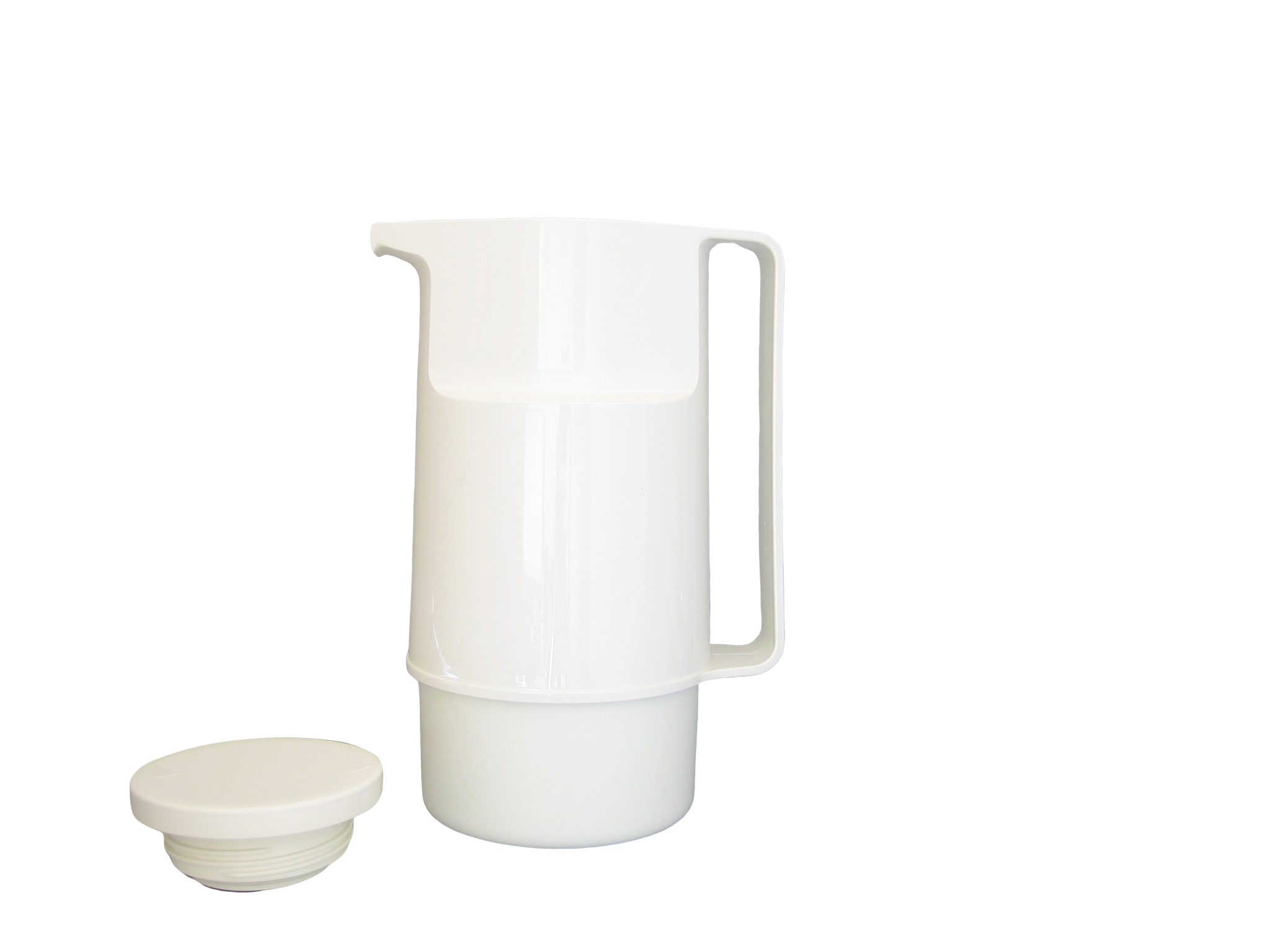210-001 - Pichet isotherme ABS  blanc 1.0 L - Isobel