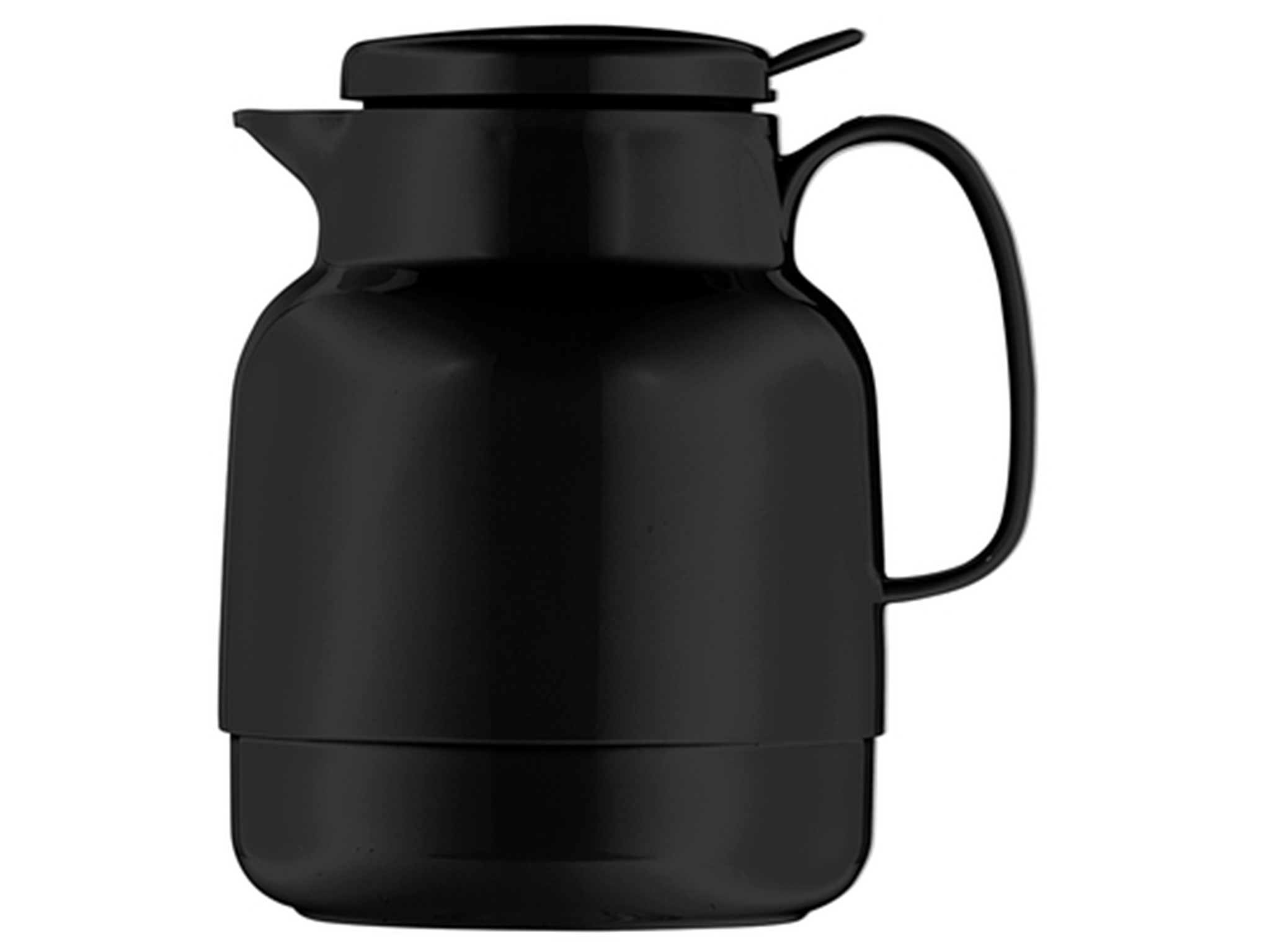 3145-002 - Vacuum carafe black with pushbutton 1.3 L MONDO PUSH - Helios