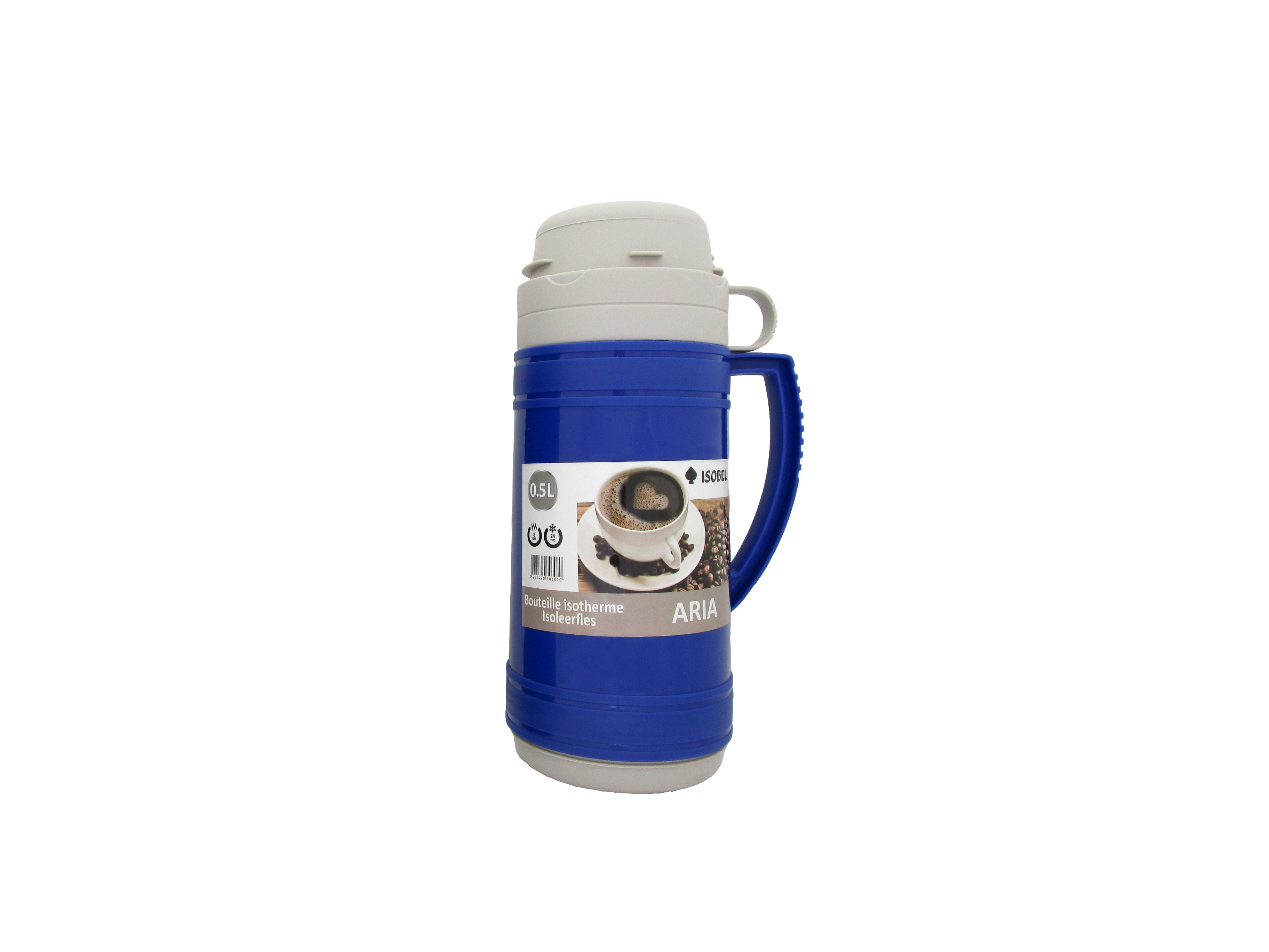 ARIA050-012 - Vacuum flask ARIA blue 0.5 L - Isobel