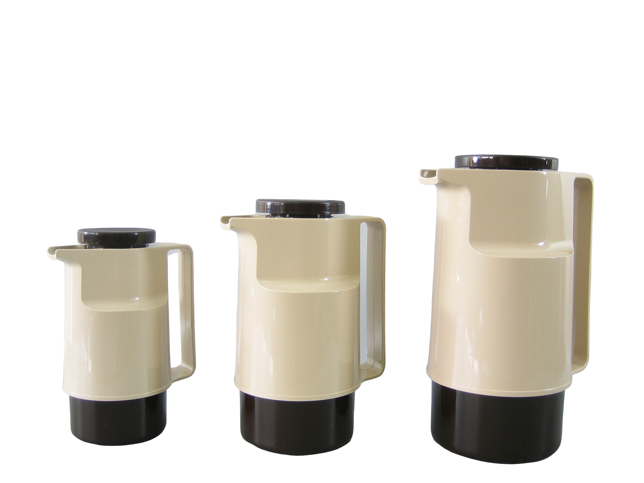 203-1030 - Vacuum carafe ABS beige/brown 0.30 L - Isobel