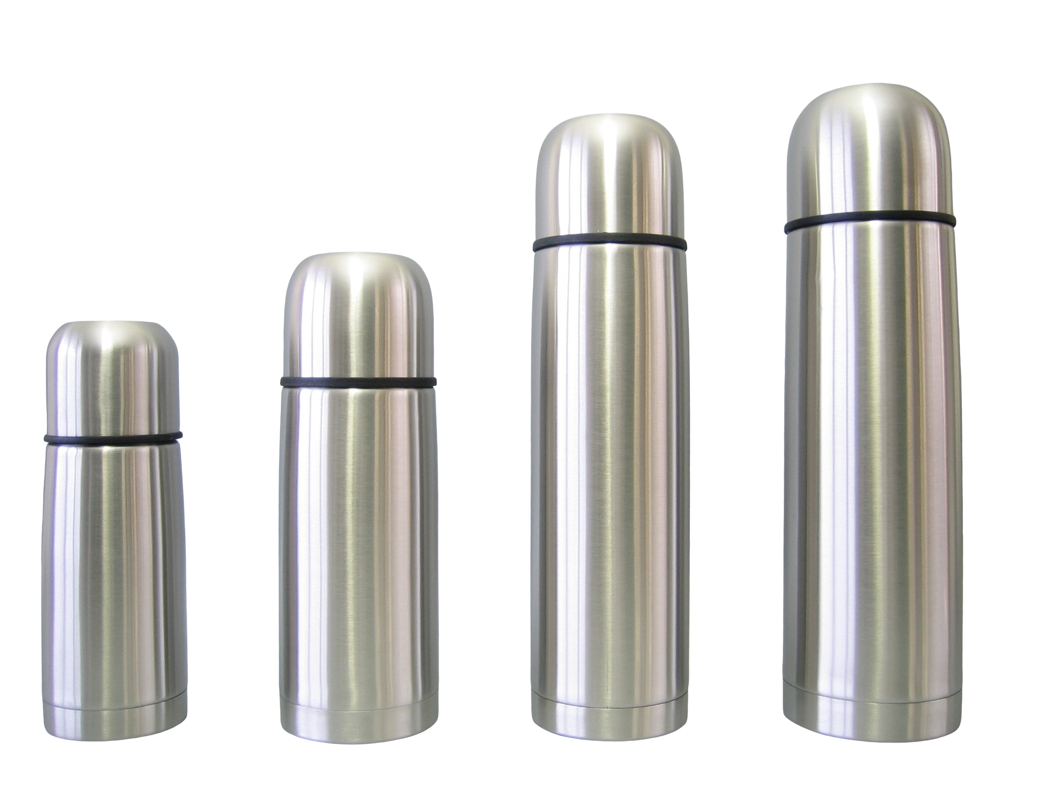 TSS10-S02 - Vacuum flask SS unbreakable LOW COST 1.0 L (screw stopper) - Isobel Silver Line