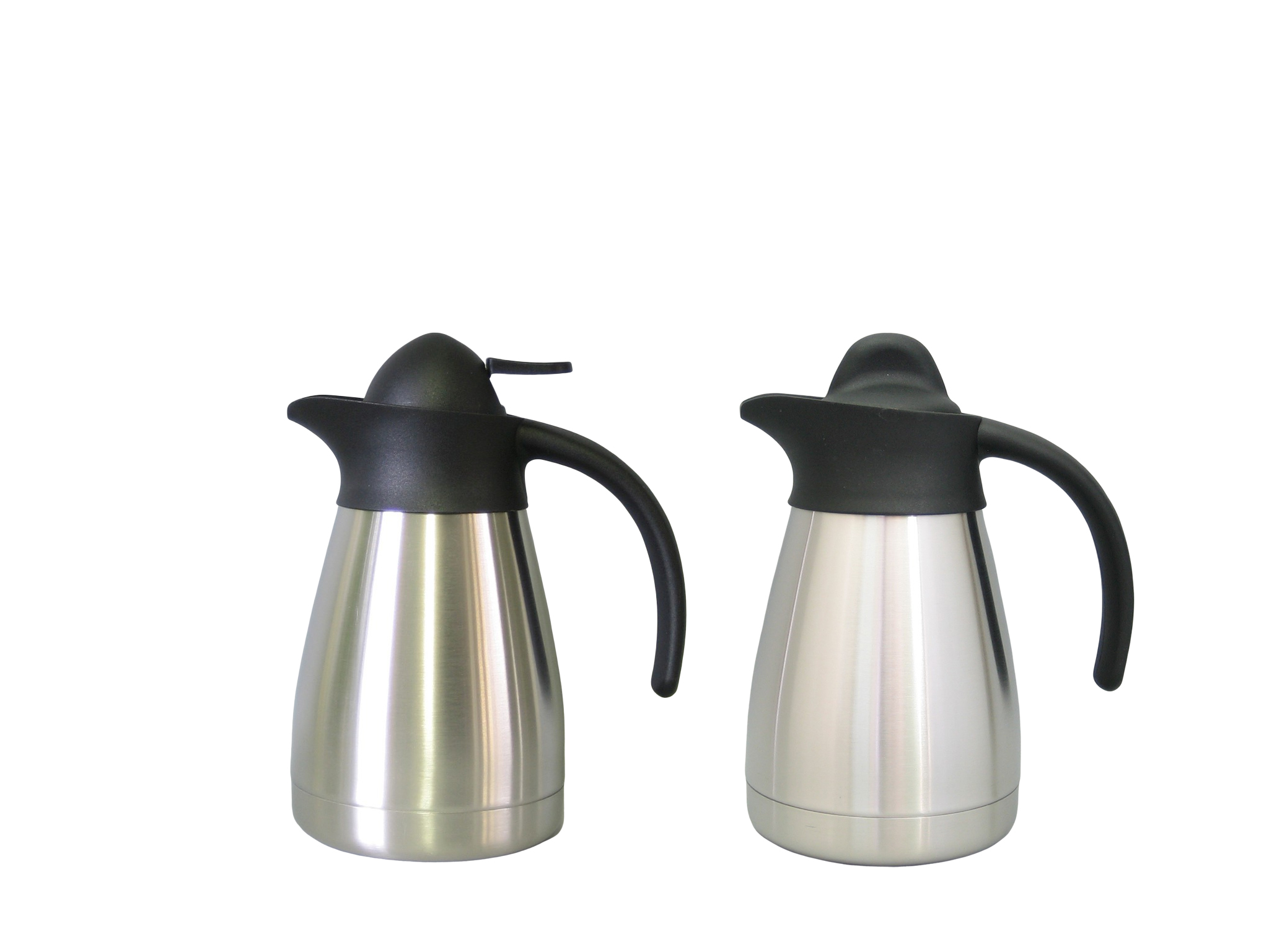 V0599-S02 - Vacuum carafe SS unbreakable 0.5 L (screw stopper) - Isobel Silver Line