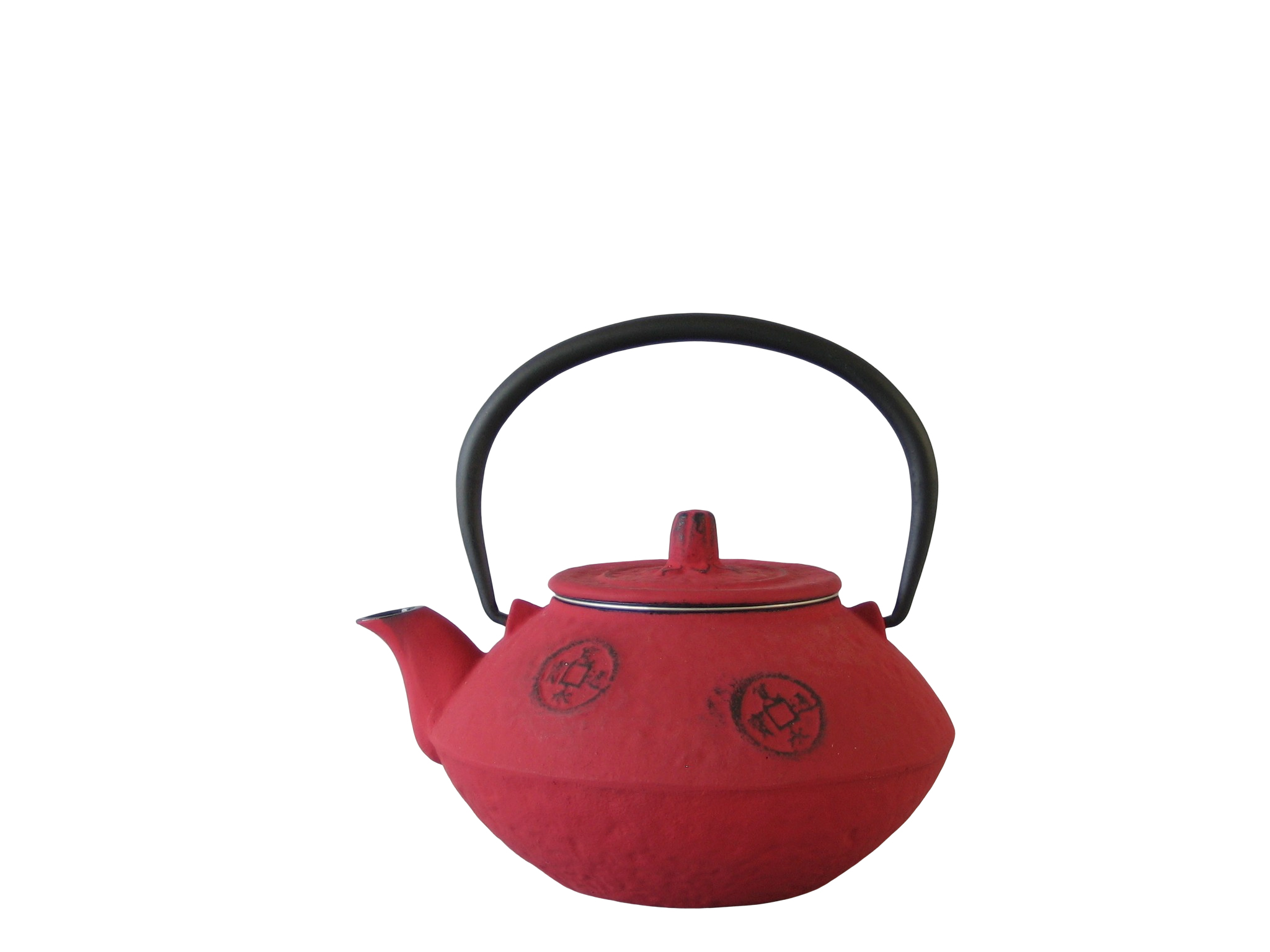 JASMIN080 - Cast iron teapot enameled interior 0.80 L - Green Leaf