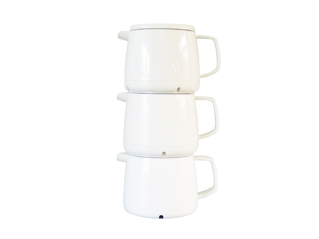 JAZZ030-001 - Insulated carafe low height stackable white 0.30 L - Isobel