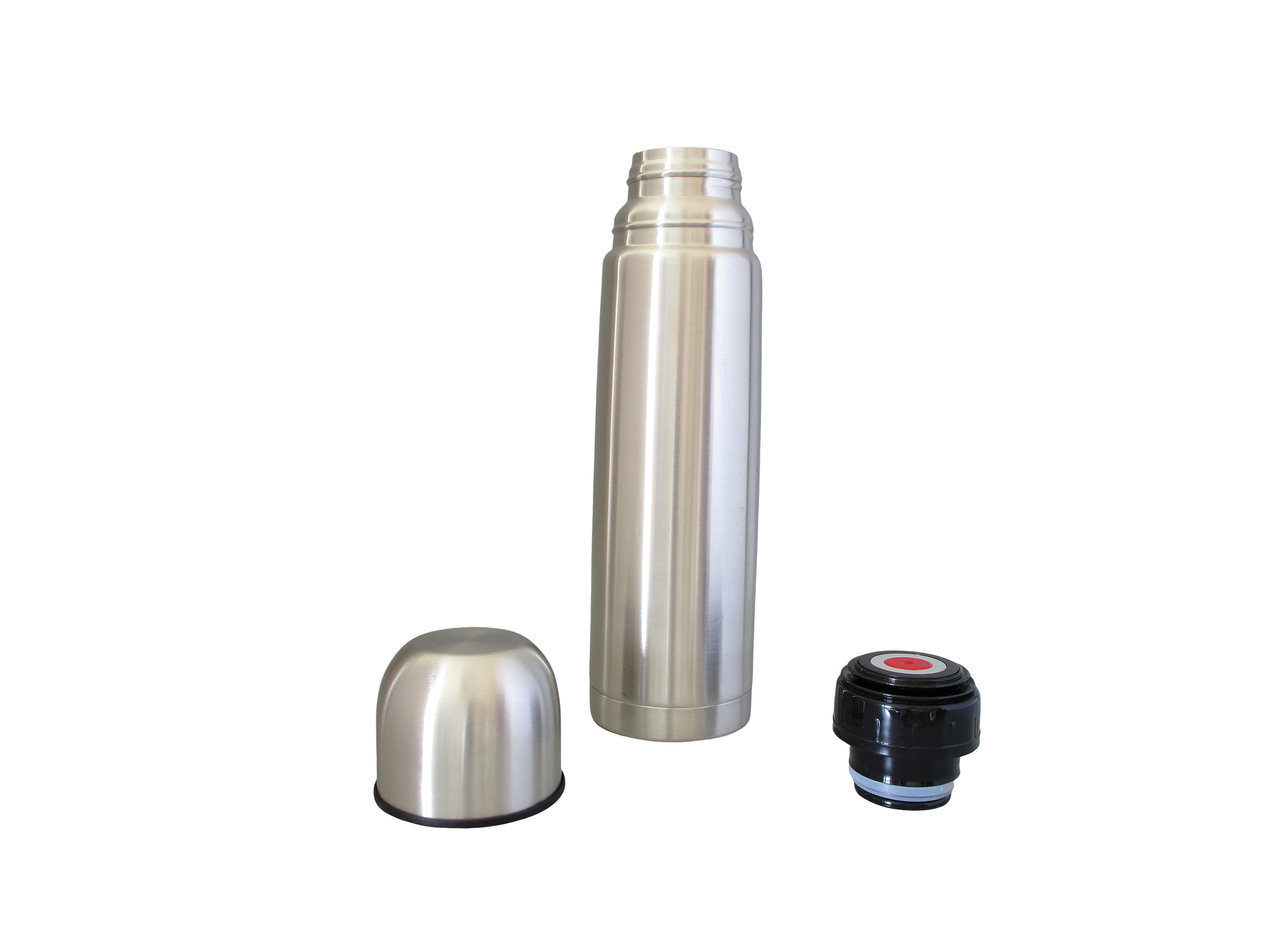 TSS10-S03 - Vacuum flask SS unbreakable 1.0 L (click stop) - Isobel Silver Line