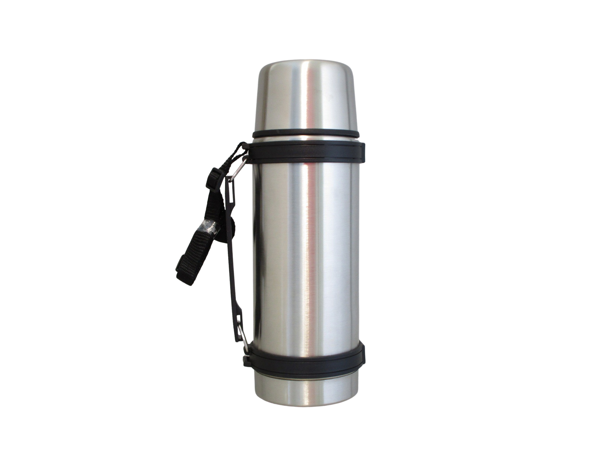 TSS10N-S02 - Vacuum flask SS unbreakable 1.0 L  (screw stopper) - Isobel Silver Line