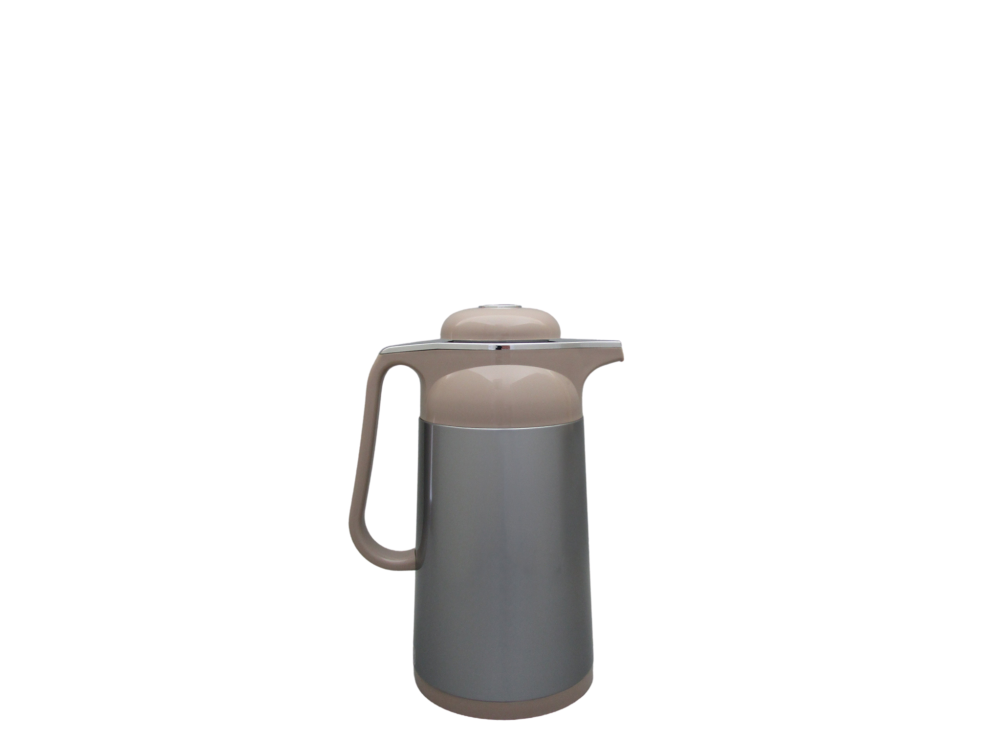 WAM10-040 - Pichet isotherme corps métal taupe 1.0 L - Isobel