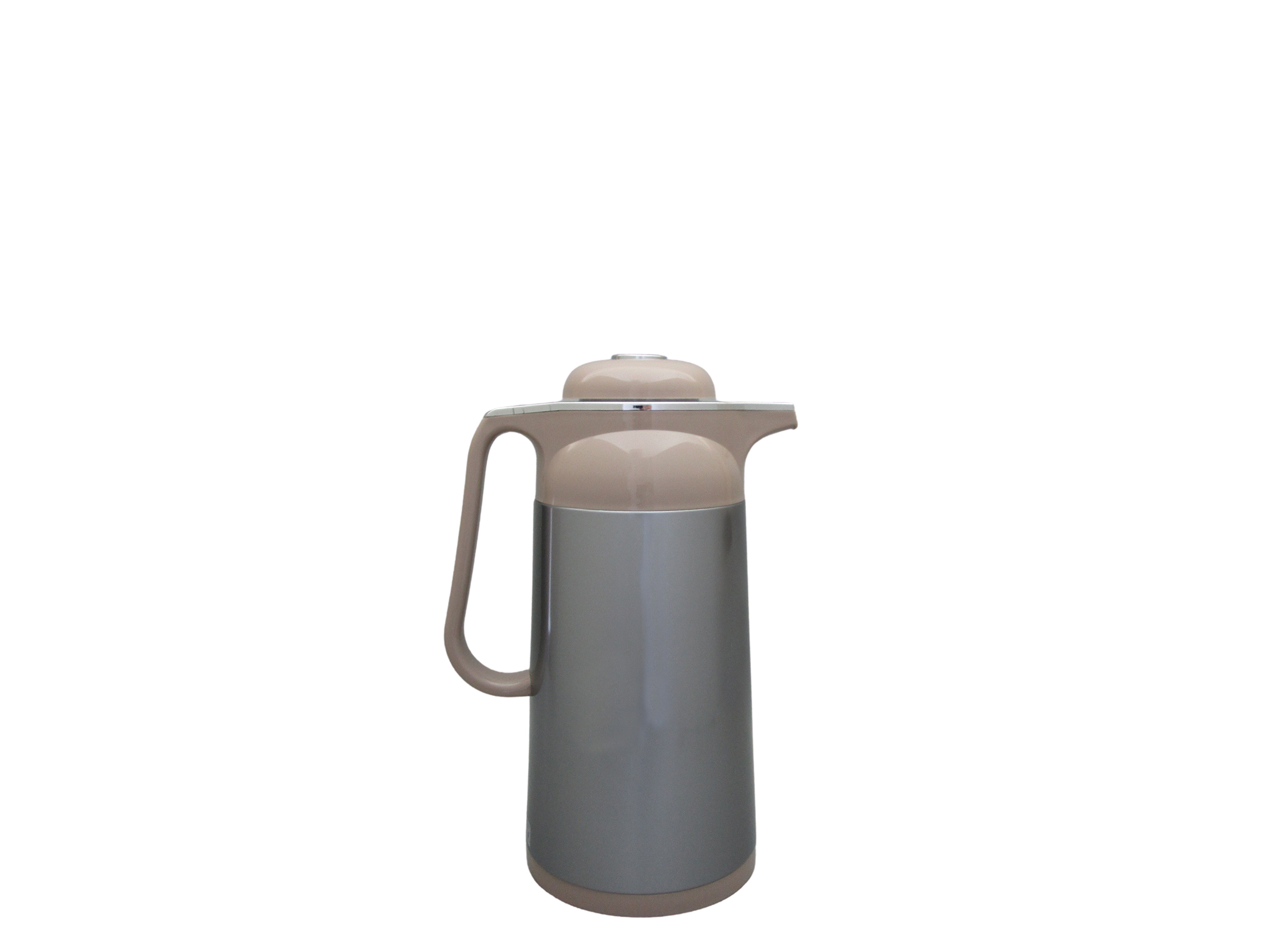 WAM13-040 - Pichet isotherme corps métal taupe 1.30 L - Isobel